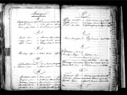 Tables décennales des mariages (1843-1852)