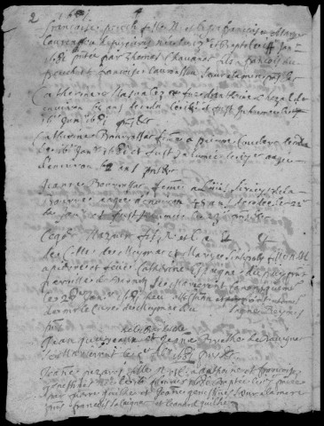Baptêmes, mariages, sépultures et tables (1680-1758)