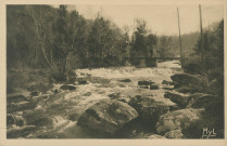 Bugeat : "La Corrèze pittoresque - Bugeat. - Le pont de l'usine électrique".