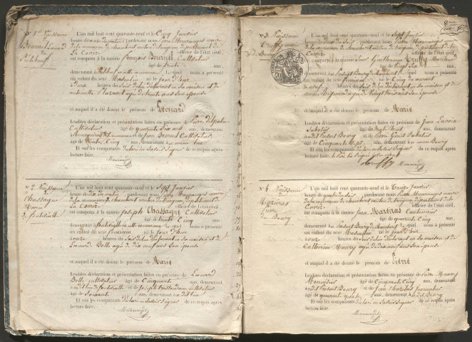 Naissances (1849-1858)