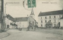 Eygurande : "La Corrèze illustrée - Eygurande - Eglise et place".