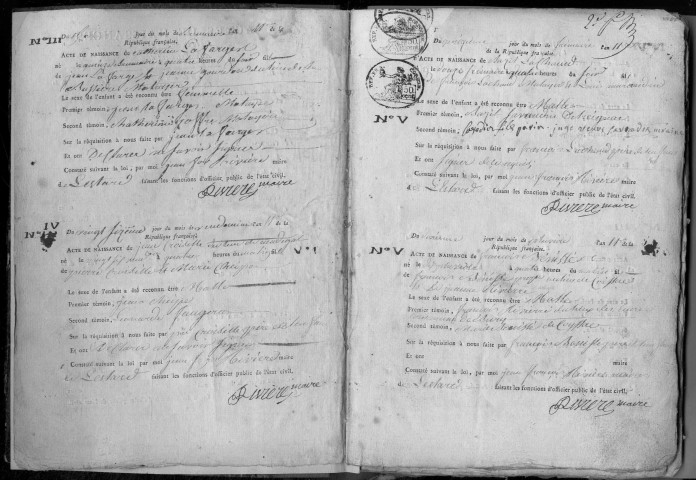 Naissances (1802-1807)