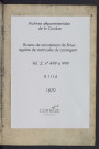 Classe 1879 : matricules 499 à 999.