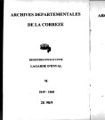 Mariages (1849-1868)