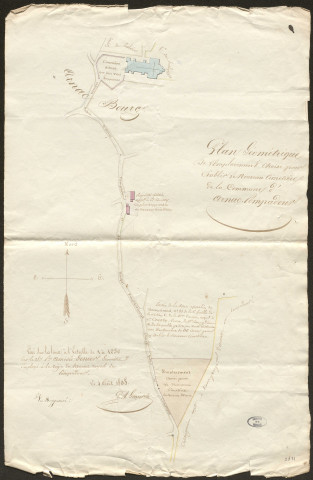 Cimetière : concessions.