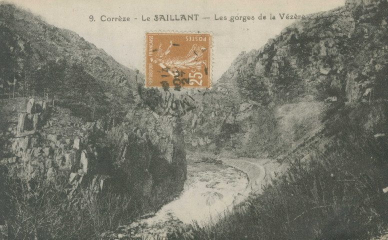 Voutezac : "9. Corrèze - Le Saillant - Les gorges de la Vézère".