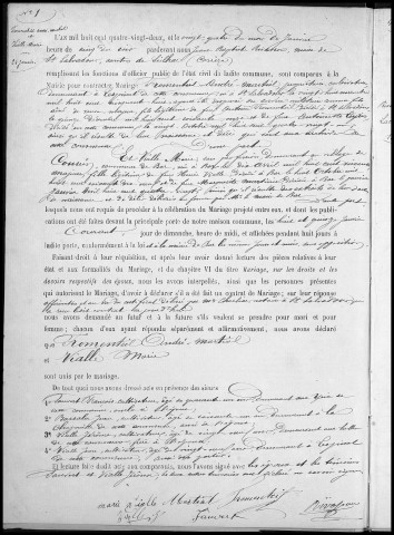 Mariages (1882-1902)