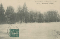 Brive-la-Gaillarde : "5 - Inondations du 30 novembre 1910 - Brive - La Corrèze et la Guierle".