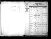 Tables décennales des mariages (1843-1852)