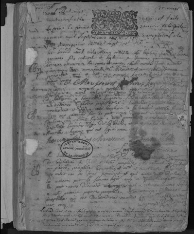 Baptêmes, mariages, sépultures (1711-1719)