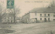 Peyrelevade : "La Corrèze - 8 - Peyrelevade - Le place".