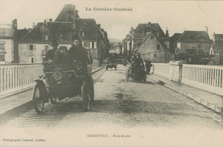 Argentat : "La Corrèze illustrée - Argentat - Rive droite".
