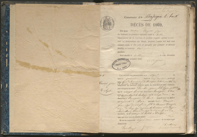 Décès (1869-1881)
