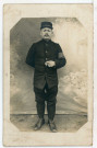 [Lieu inconnu] : portrait de Gabriel Sallas en soldat.