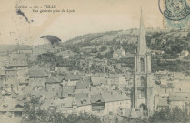Tulle : "Corrèze - 221 - Tulle - Vue générale prise du Lycée".