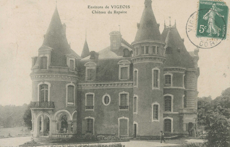 Vigeois : "Environs de Vigeois - Château du Repaire".