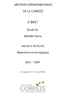 Répertoire chronologique : 31 octobre 1815-17 juin 1834
