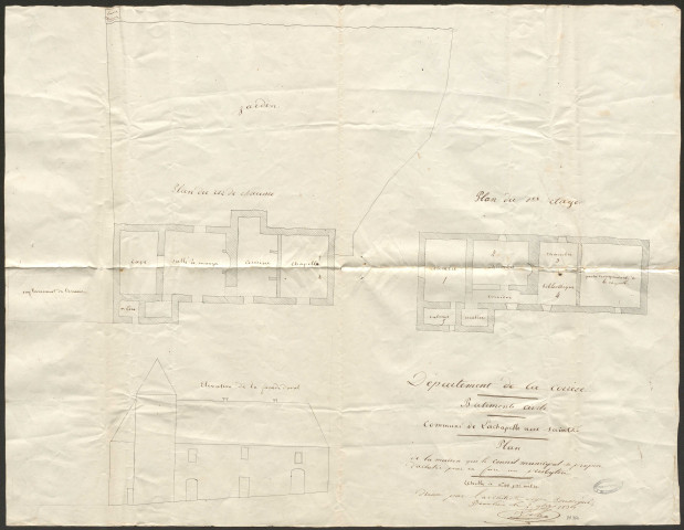 Eglise. Presbytère. Cimetière ; concessions.