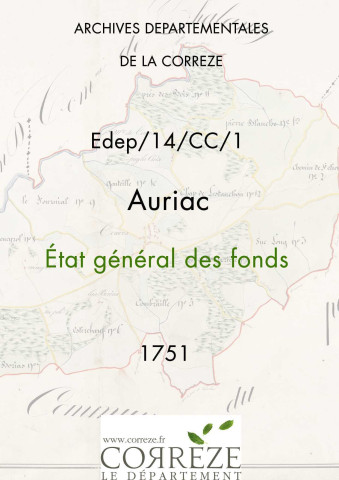 État général des fonds.