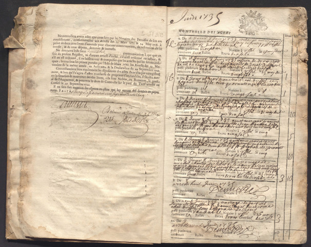 8 juin 1735-12 mars 1737