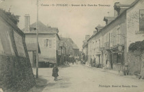 Juillac : "Corrèze - 6 - Juillac - Avenue de la gare des tramways".