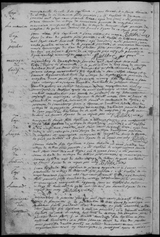Baptêmes, mariages, sépultures (1773-1782)
