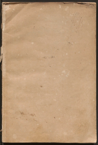 Délibérations du conseil municipal. 15 août 1855-28 juin 1863