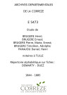 Répertoire alphabétique sur fiches : Demarty-Duez