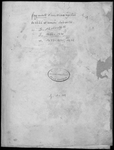 Baptêmes, mariages, sépultures (1611-1752)