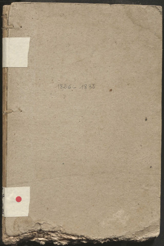 Délibérations du conseil municipal. 05 mars 1826-11 mars 1838