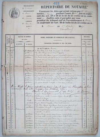 1 janvier 1868-26 mars 1885