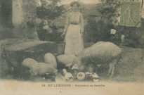 Folklore : "39 En Limousin - Déjeûner en famille".