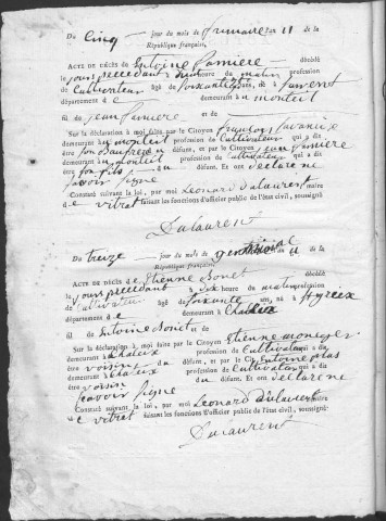 Décès (1803-1848)