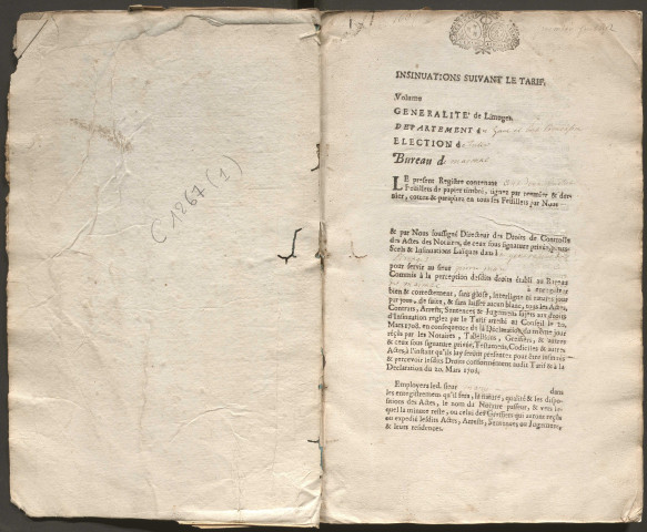 18 mars 1727-31 décembre 1734