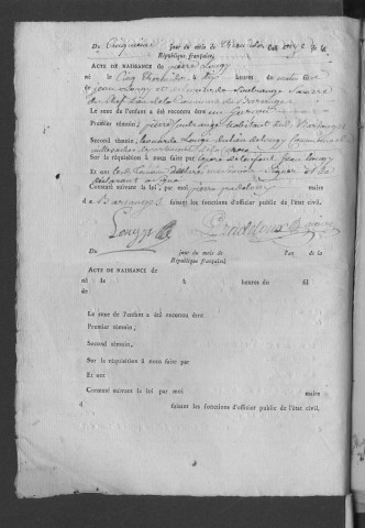 Naissances, mariages, décès (1803-1812)