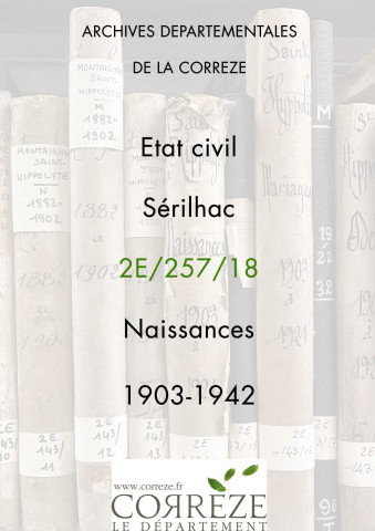 Naissances (1903-1942).