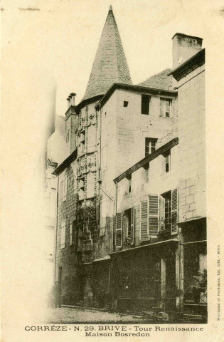 "Corrèze - N.29. Brive - Tour Renaissance, Maison Bosredon".