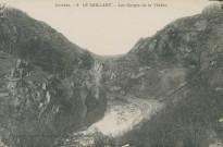 Voutezac : "Corrèze - 9. Le Saillant. - Les gorges de la Vézère.".