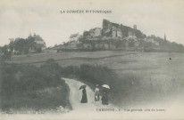 Turenne : "La Corrèze pittoresque -Turenne - 8 - Vue générale (côté du Levant)".