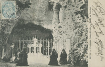 Brive-la-Gaillarde : "Brive - Pensionnat Sainte-Ursule - Grotte de Lourdes".