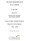 Répertoire chronologique : 10 juillet 1760-juin 1789