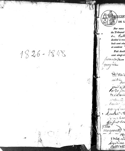 Naissances (1826-1848)