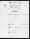 Tables décennales des naissances (1943-1952)