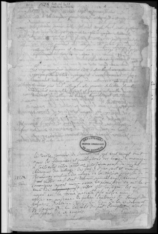 Baptêmes, mariages, sépultures (1728-1747)