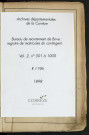 Classe 1898 : matricules 501 à 1000.