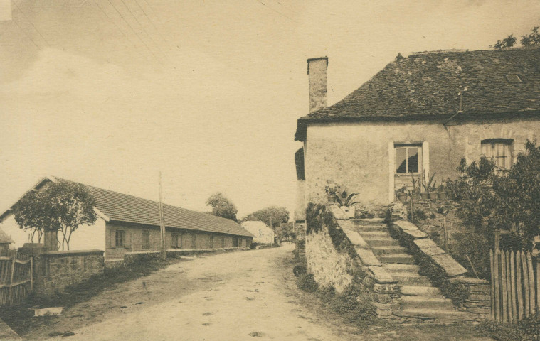 Le Chastang : "Le Chastang (Corrèze) - Route de Tulle".
