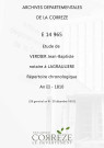 Répertoire chronologique : 28 germinal an III-30 décembre 1810