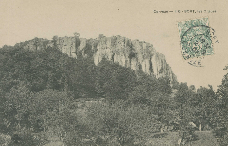 Bort-les-Orgues : "Corrèze - 116. Bort, Les Orgues".