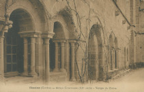 Aubazine : "Obazine (Corrèze) - Abbaye cistercienne (XIIe s.) - Vestiges du cloître".