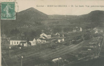 Bort-les-Orgues : "Corrèze - Bort-les-Orgues - 22. La gare - Vue panoramique".